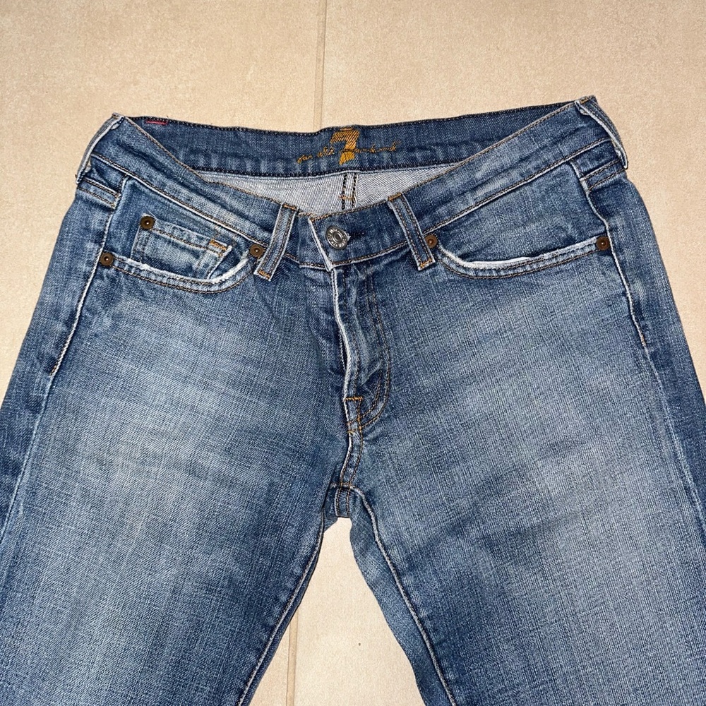 Vintage 7 for all mankind low rise bootcut jeans s Sz 28